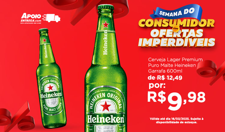 Cervejas Heineken até 5/03